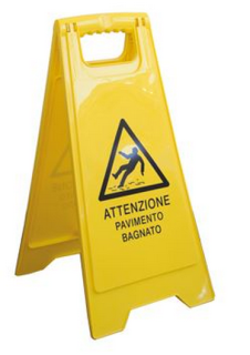 SEGNALE PAVIMENTO BAGNATO