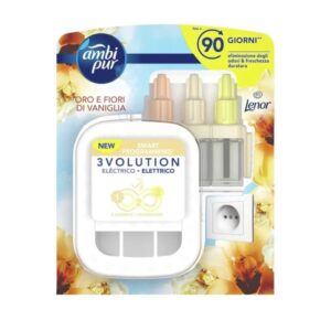 AMBI PUR 3VOLUTION BASE CON RICARICA ORO E FIORI DI VANIGLIA
