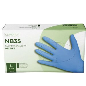 GUANTI NITRILE NB35 EASY BLU