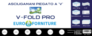 V-FOLD PRO ASCIUGAMANI PIEGATI A "V"